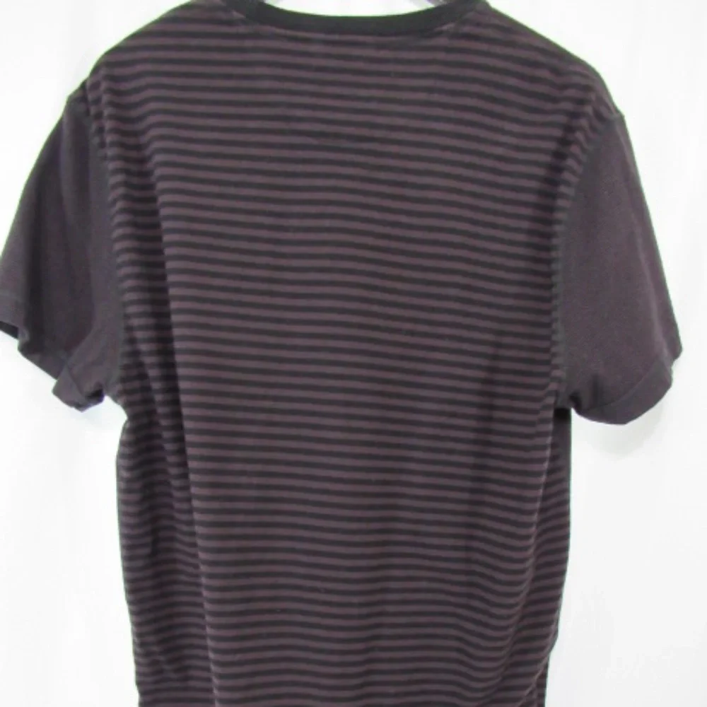 True Religion Monogram Burgundy Red Crew Neck Shirt‎